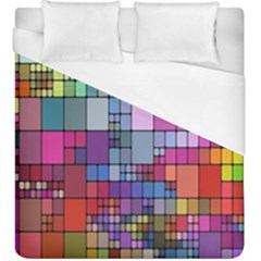 Color Abstract Visualization Duvet Cover (king Size) by Sapixe