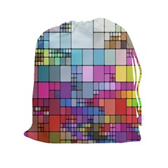 Color Abstract Visualization Drawstring Pouches (xxl)