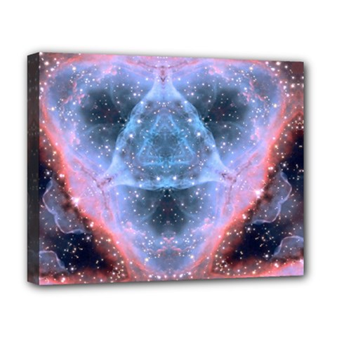 Sacred Geometry Mandelbrot Fractal Deluxe Canvas 20  X 16  