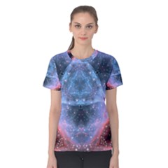 Sacred Geometry Mandelbrot Fractal Women s Cotton Tee