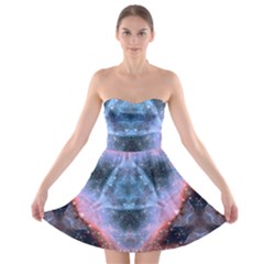 Sacred Geometry Mandelbrot Fractal Strapless Bra Top Dress by Sapixe