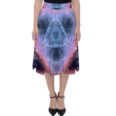 Sacred Geometry Mandelbrot Fractal Folding Skater Skirt by Sapixe