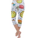 Colorful Doodle Soda Cartoon Set Capri Yoga Leggings View4