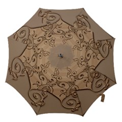 Wood Sculpt Carved Background Hook Handle Umbrellas (medium) by Sapixe