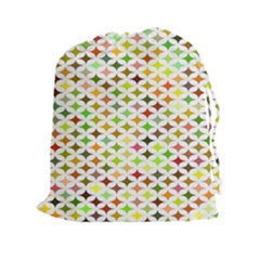 Background Multicolored Star Drawstring Pouches (xxl)