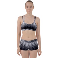 Feather Graphic Design Background Women s Sports Set