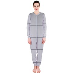 Abstract Architecture Contemporary Onepiece Jumpsuit (ladies) 