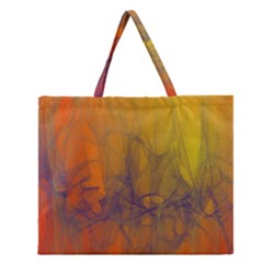 Fiesta Colorful Background Zipper Large Tote Bag