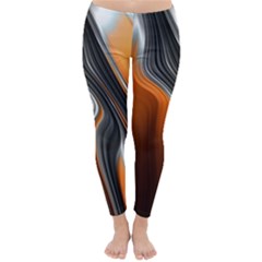 Fractal Structure Mathematics Classic Winter Leggings by Sapixe