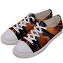 Fractal Structure Mathematics Women s Low Top Canvas Sneakers View2