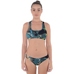 Fractal Art Artwork Digital Art Cross Back Hipster Bikini Set