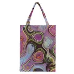 Retro Background Colorful Hippie Classic Tote Bag