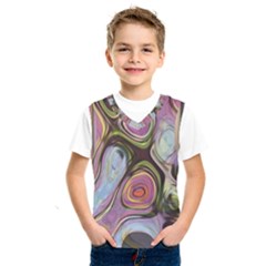 Retro Background Colorful Hippie Kids  SportsWear