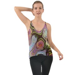 Retro Background Colorful Hippie Cami