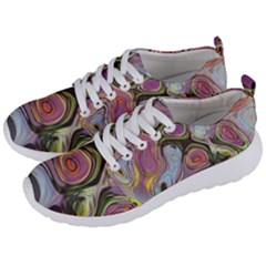 Retro Background Colorful Hippie Men s Lightweight Sports Shoes