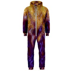 Fractal Rendering Background Hooded Jumpsuit (men) 