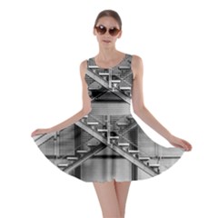 Architecture Stairs Steel Abstract Skater Dress