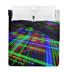 Electronics Board Computer Trace Duvet Cover Double Side (full/ Double Size)