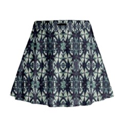 Intersecting Geometric Design Mini Flare Skirt by dflcprints