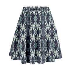 Intersecting Geometric Design High Waist Skirt by dflcprints