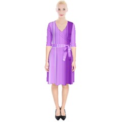 Background Texture Pattern Purple Wrap Up Cocktail Dress by Sapixe