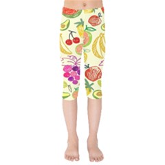 Seamless Pattern Desktop Decoration Kids  Capri Leggings  by Sapixe