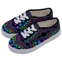 Fractal Art Artwork Digital Art Kids  Classic Low Top Sneakers