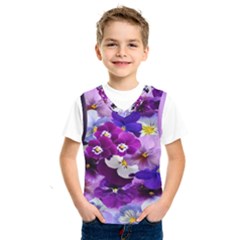 Graphic Background Pansy Easter Kids  Sportswear