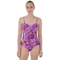 Flowers Blossom Bloom Nature Color Sweetheart Tankini Set