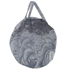 Abstract Art Decoration Design Giant Round Zipper Tote