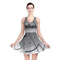 Graphic Design Background Reversible Skater Dress