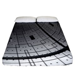 Graphic Design Background Fitted Sheet (King Size)
