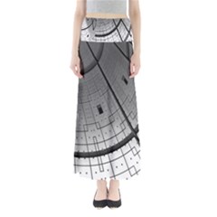 Graphic Design Background Full Length Maxi Skirt
