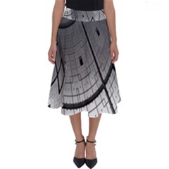 Graphic Design Background Perfect Length Midi Skirt