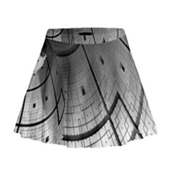 Graphic Design Background Mini Flare Skirt