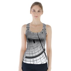 Graphic Design Background Racer Back Sports Top