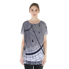 Graphic Design Background Skirt Hem Sports Top by Sapixe