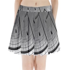 Graphic Design Background Pleated Mini Skirt