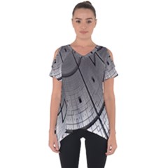 Graphic Design Background Cut Out Side Drop Tee