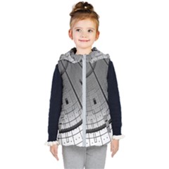 Graphic Design Background Kid s Hooded Puffer Vest