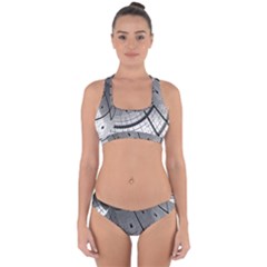 Graphic Design Background Cross Back Hipster Bikini Set