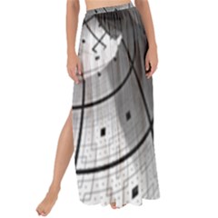 Graphic Design Background Maxi Chiffon Tie-Up Sarong