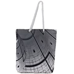 Graphic Design Background Full Print Rope Handle Tote (Large)