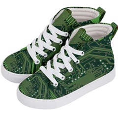 Board Computer Chip Data Processing Kid s Hi-top Skate Sneakers by Sapixe