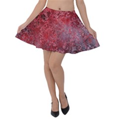 Background Texture Structure Velvet Skater Skirt