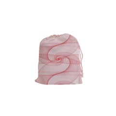 Red Pattern Abstract Background Drawstring Pouches (xs) 