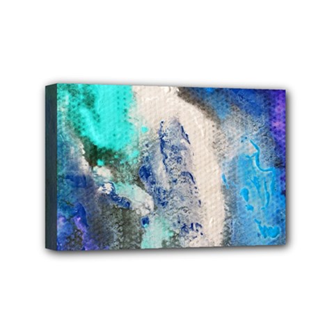 Blue Sensations Mini Canvas 6  X 4  by Art2City