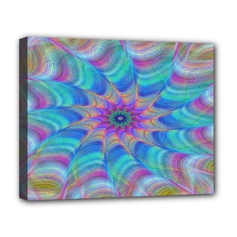 Fractal Curve Decor Twist Twirl Deluxe Canvas 20  X 16   by Sapixe