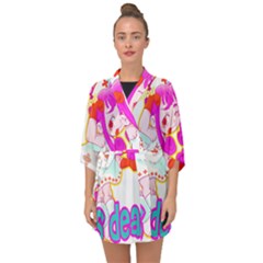 Oopsi Half Sleeve Chiffon Kimono by psychodeliciashop