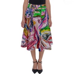 Budha Denied The Shine Of The World Perfect Length Midi Skirt by bestdesignintheworld